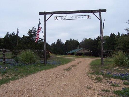 Entry to Trails West Retreat