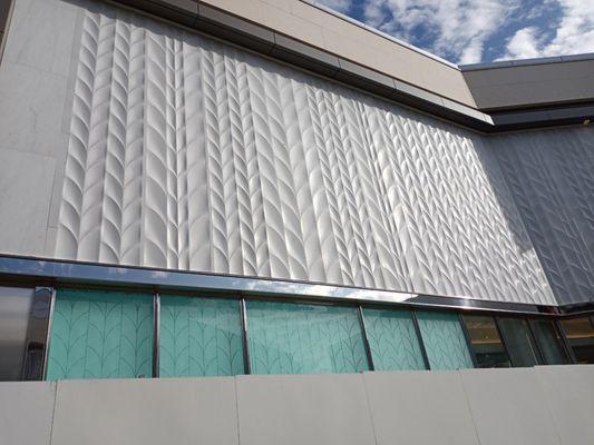 Commercial, outdoor wall tile