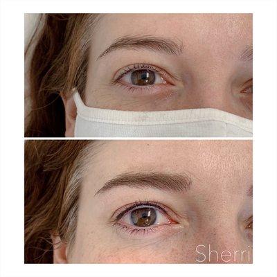 Natural lash enhancement by Sherri