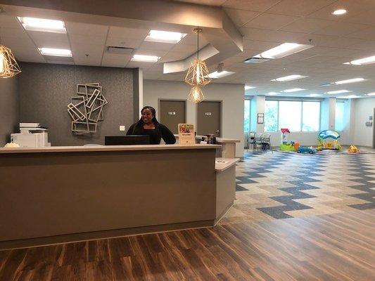 Atlanta South clinic reception desk