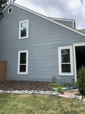 22 High Quality Replacement Windows improving the looks and energy efficiency of this home for under $15,000