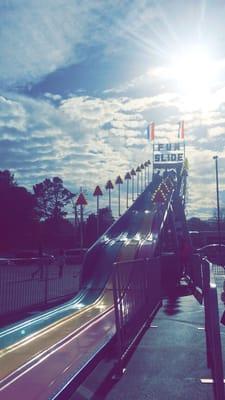 "Fun Slide" - seriously THE most FUN ride at the festival.