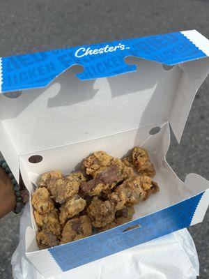 Chicken gizzard box. So yummy , hot and fresh.