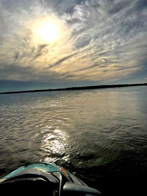 Sea doo wake pro at keystone lake