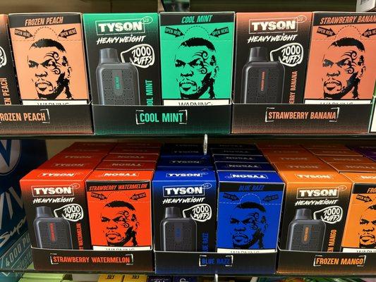 Don't forget Tyson vape