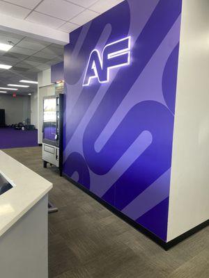 Entrance to Anytime Fitness