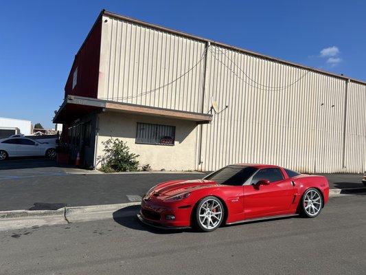 My corvette is back alive thanks to German Korean