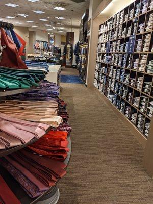 Ties & shirt wall