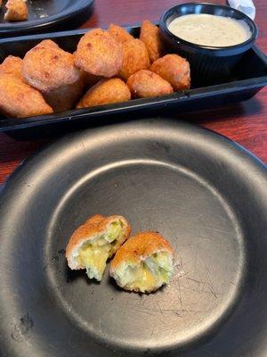 Broccoli cheese appetizer