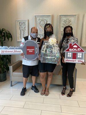 Our new homeowners out in Fort Worth, TX