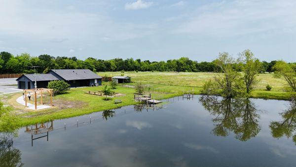 Pond on property for catch & release fishing