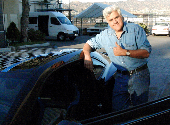 Jay Leno Giving TOP SHOP thumbs UP