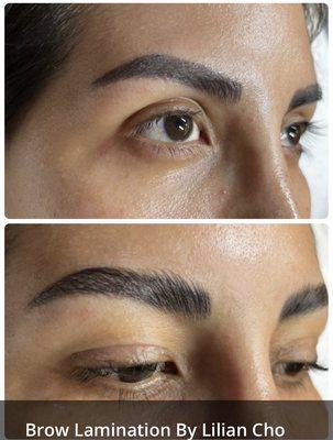 Brow Lamination by Lilian Cho