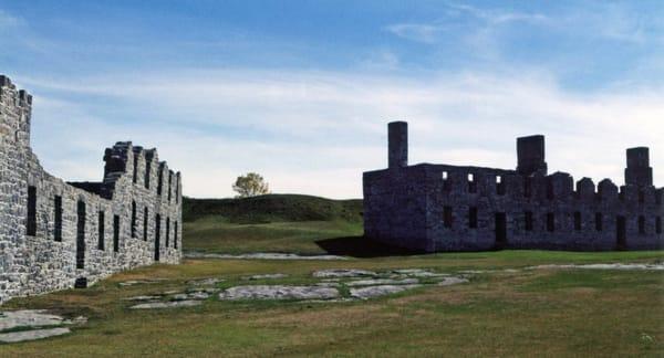 Officer barracks of the British fort; 1762