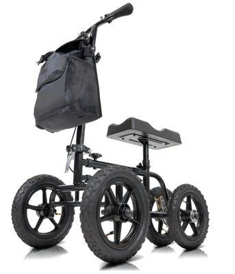 All Terrain Knee Walker Scooter. Supports up to 300 pounds. 
 Color: Black