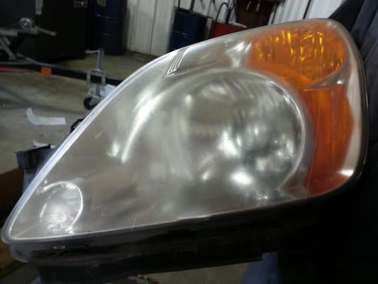 Before Headlight was restored