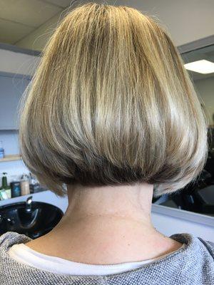 Beautiful Inverted Bob Style