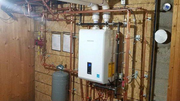 We are the best       tankless water heater and combo boilers installers