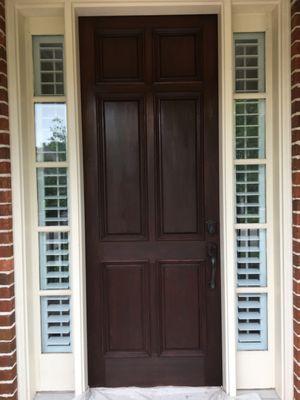 Front Door Refinishing