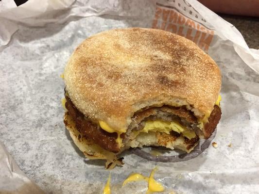 Sausage, Egg, and Cheese Muffin