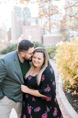 Boston seaport engagement photos