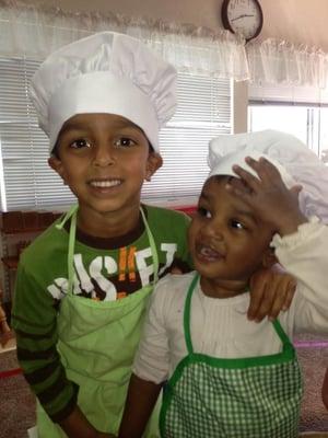 Little Chefs cooking class is fun.