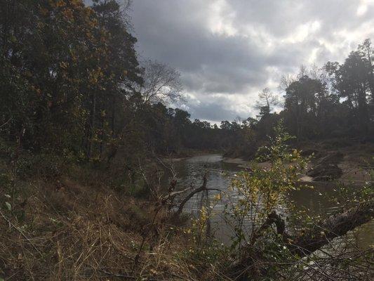 Nice Creek-side trail, but is not paved like Dennis Johnson on opposite bank.