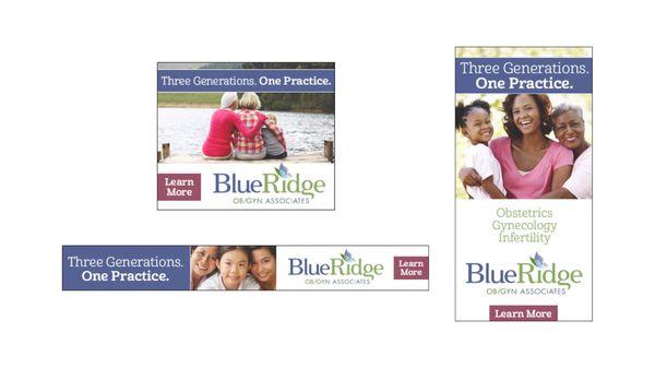 Blue Ridge Ob/Gyn Digital Banner Ads