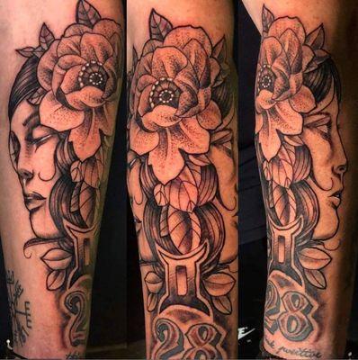 Neotraditional tattoo