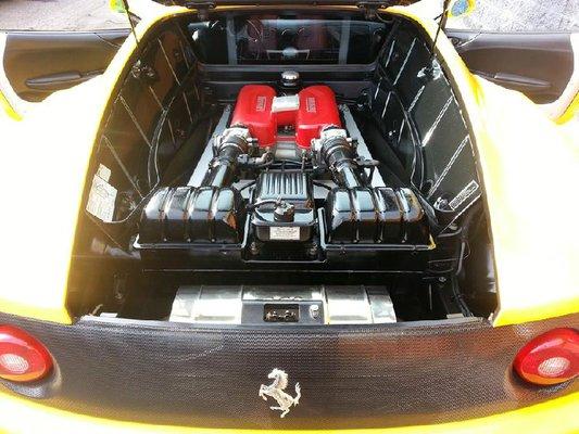 Ferrari F360 Engine Bay Detail