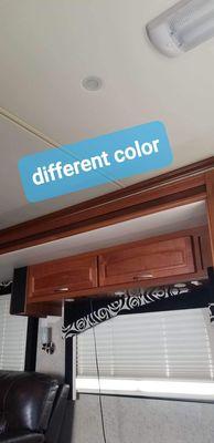 Put up different color trim