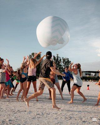 Some fun on the beach at the Family Beach Run! This event was hosted by Kids Rock, but was great for the whole family!