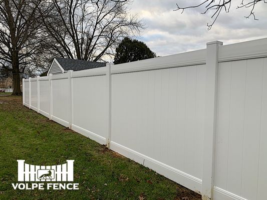 Vinyl fence