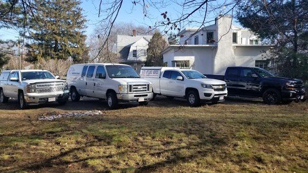 Trucks ready to roll