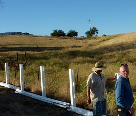 Fence installation