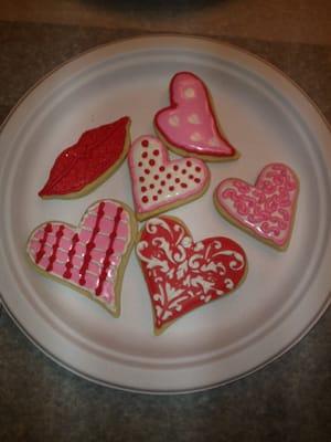 Delicious valentine cookies!