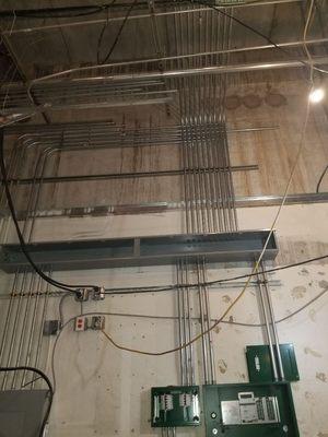 Commercial Electrical installation. Retail stores.