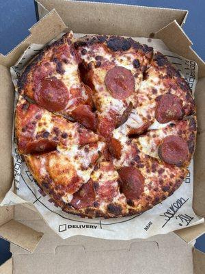 Pepperoni pizza