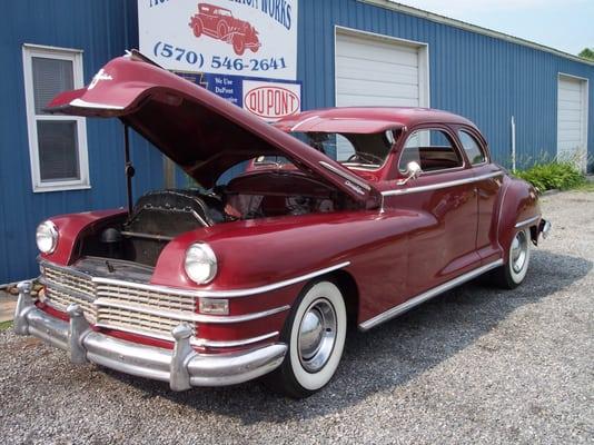 1948 Chrysler at Muncy Restoration Works