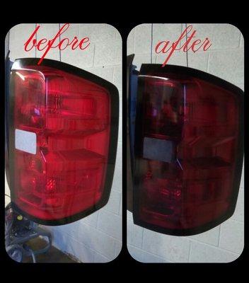 Headlight and tail light tinting