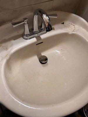 New faucet installation