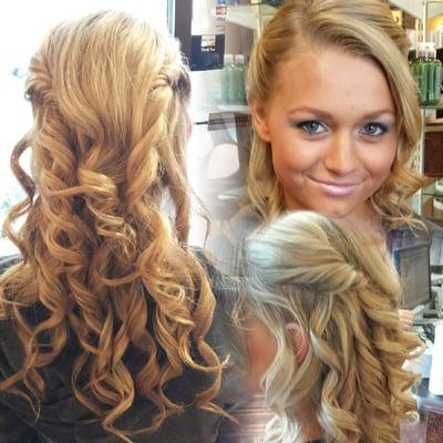 beautiful prom updo