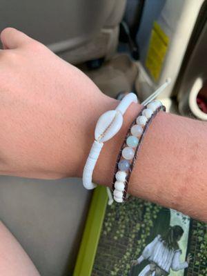 I feel so beachy with these bracelets