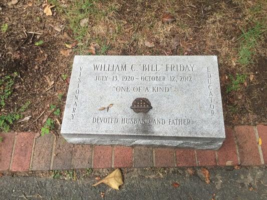 Bill Friday's Burial Site