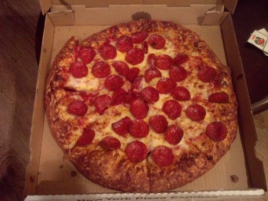 $6.50 late night pizza. Fast hot and ready.