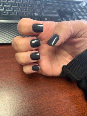 Cute squared acrylic bails - love this color