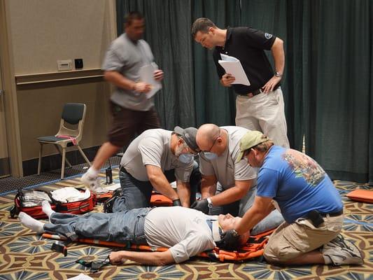 First Aid CPR/AED is taught on Tuesday in conjunction with the 3 day new miner class.