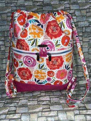 Begonia backpack (Floral)