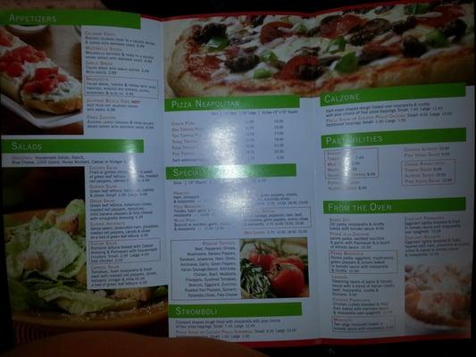 our menu