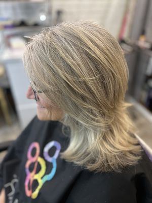 Layered haircut